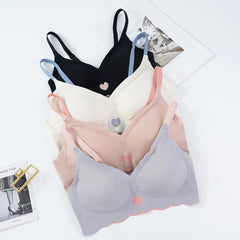 Women's Underwear No Steel Ring Pure Soft Comfortable Upper Support Sling