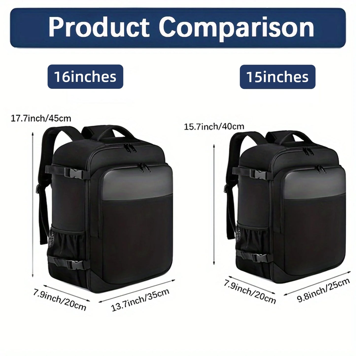 ryanair 40x20x25 and 45x36x20 Travel backpack,Laptop Backpack,unisex.Multifunctional bag,School Bag,university,trekking rucksack