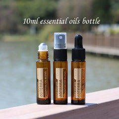 2Pcs 10ml Essential Oil Bottle doterra Amber Thick Glass Roller Bottle Perfume Spray Bottle Dropper Bottle Travel sub-bottling