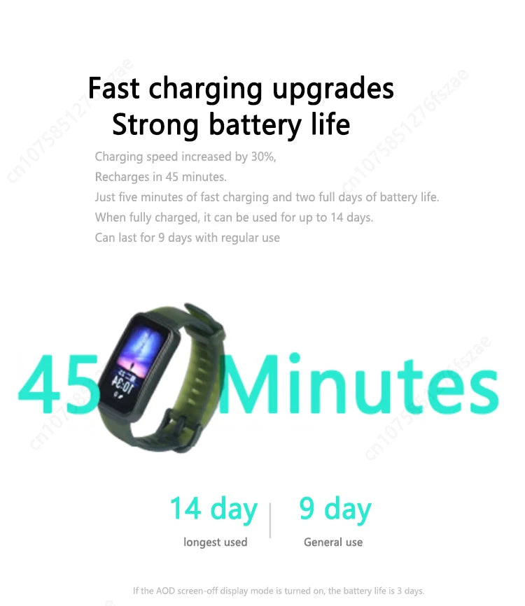 Original HUAWEI Band 8 Smart Band All-day Blood Oxygen 1.47'' AMOLED Screen Heart Rate Smartband 2 Weeks Battery Life