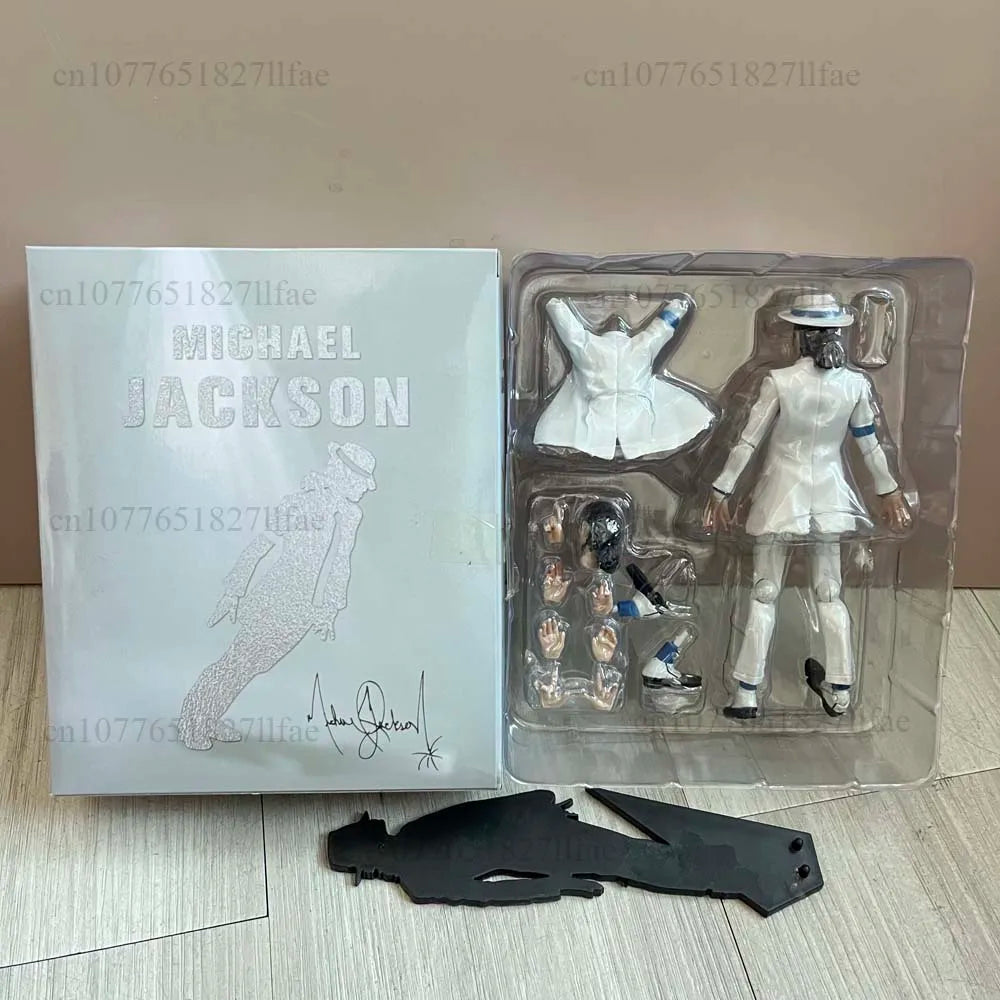 Michael Jackson Smooth Criminal Moonwalk Action Figure Model Toys Michael Jackson MJ Thriller Joint Movable Christmas Gift