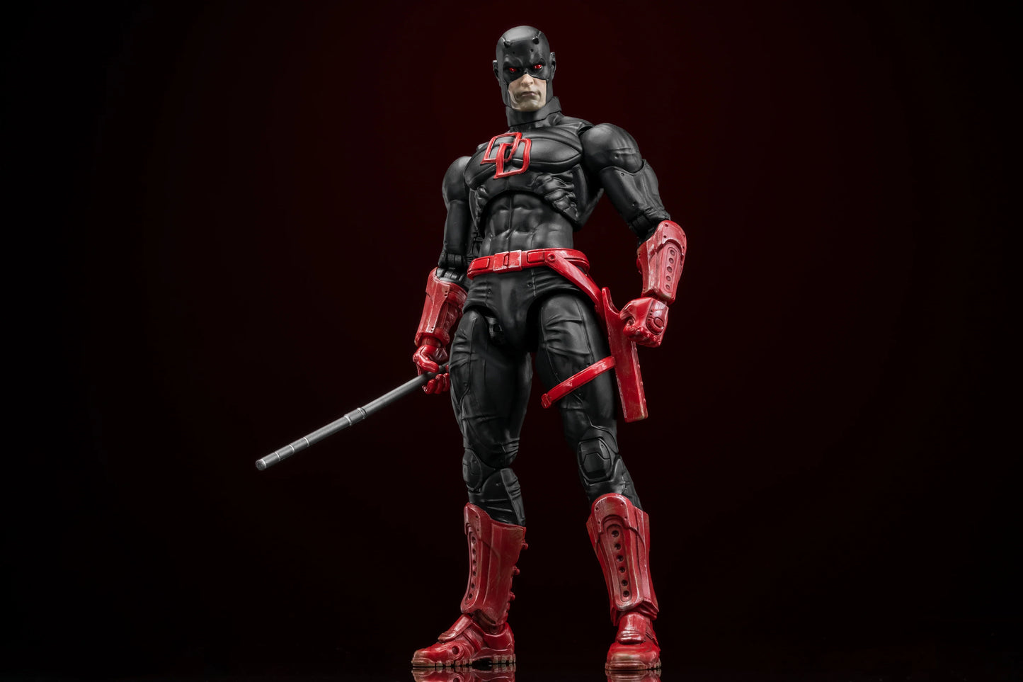 In Stock - FlefToys Marvel Daredevil Classic Red Shadowland Reborn Black 8" Action Figure Devil Defenders Matt Murdock Legends