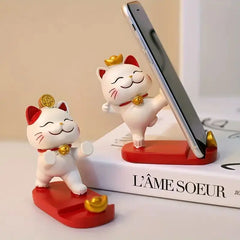 For Mobile Phones And Tablets Stand Cute Cartoon Cat Mobile Phone Stand