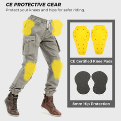 Motorcycle Trousers Men Riding Pants Motocross Summer Breathable Motorbike