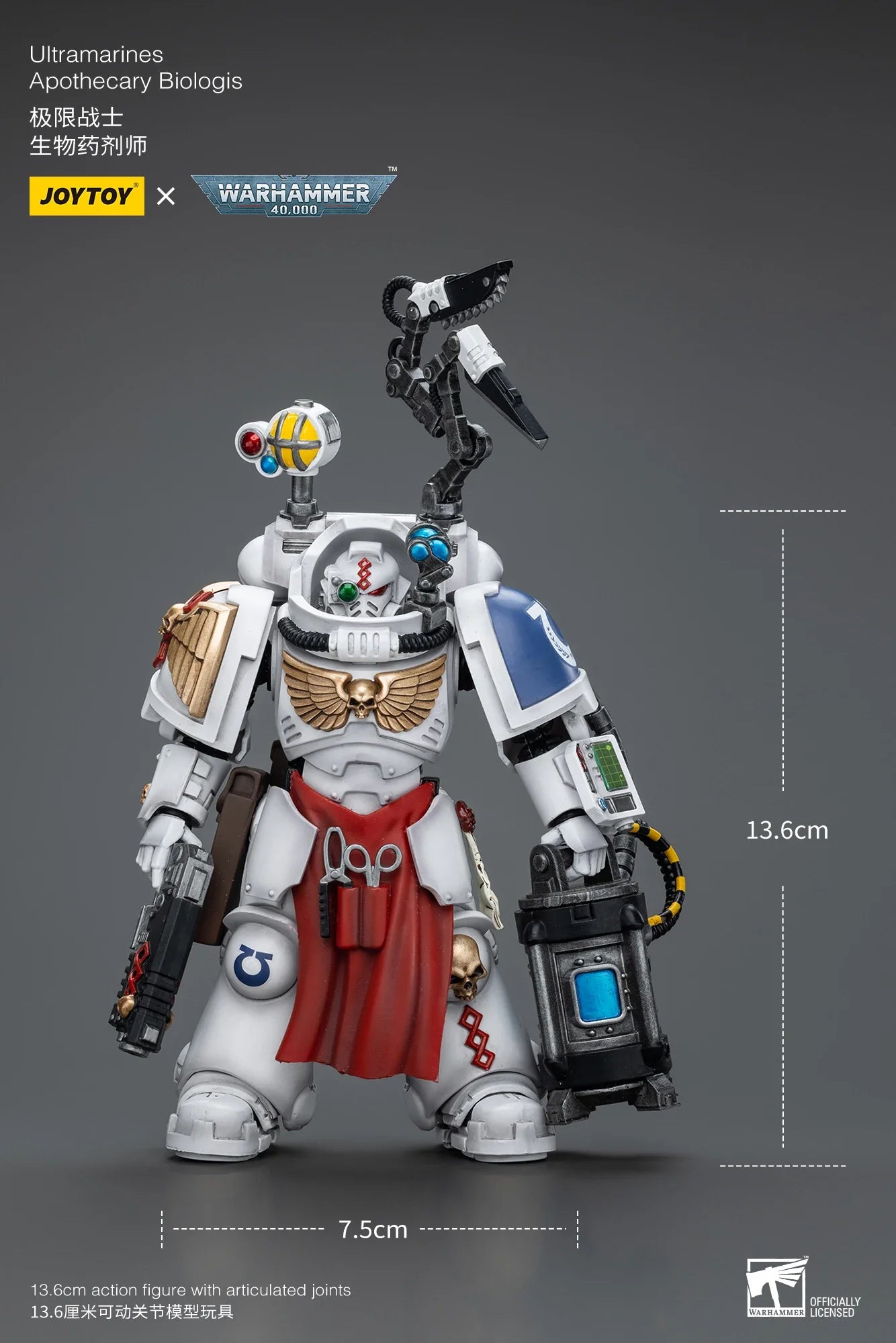[IN-STOCK]JOYTOY Warhammer 40K 1/18 Action Figures Ultramarines Titus Victrix Guard Guilliman Anime Model Toys Gift