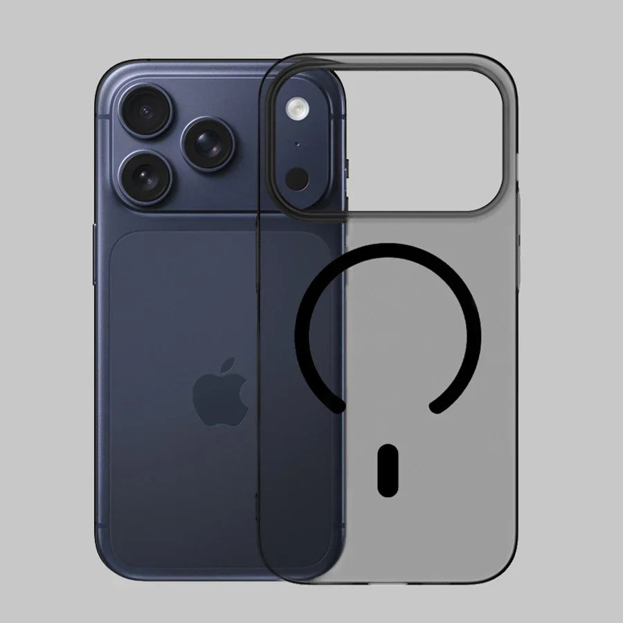 Luxury Ultra Thin Magnetic Translucent Matte Case For iPhone 17 16 15 14 13 12 Pro Max Plus 17 Air For Magsafe Clear Back Cover