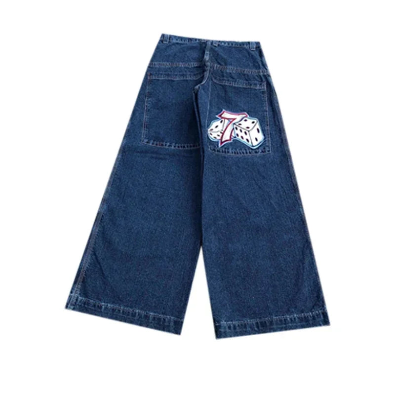 Y2K Jeans: Baggy jeans | Hip Hop Harajuku Streetwear Jeans
