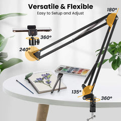 Flexible Arm Tripod For Phone Stand Table Folded Anchor 360° Rotation Online