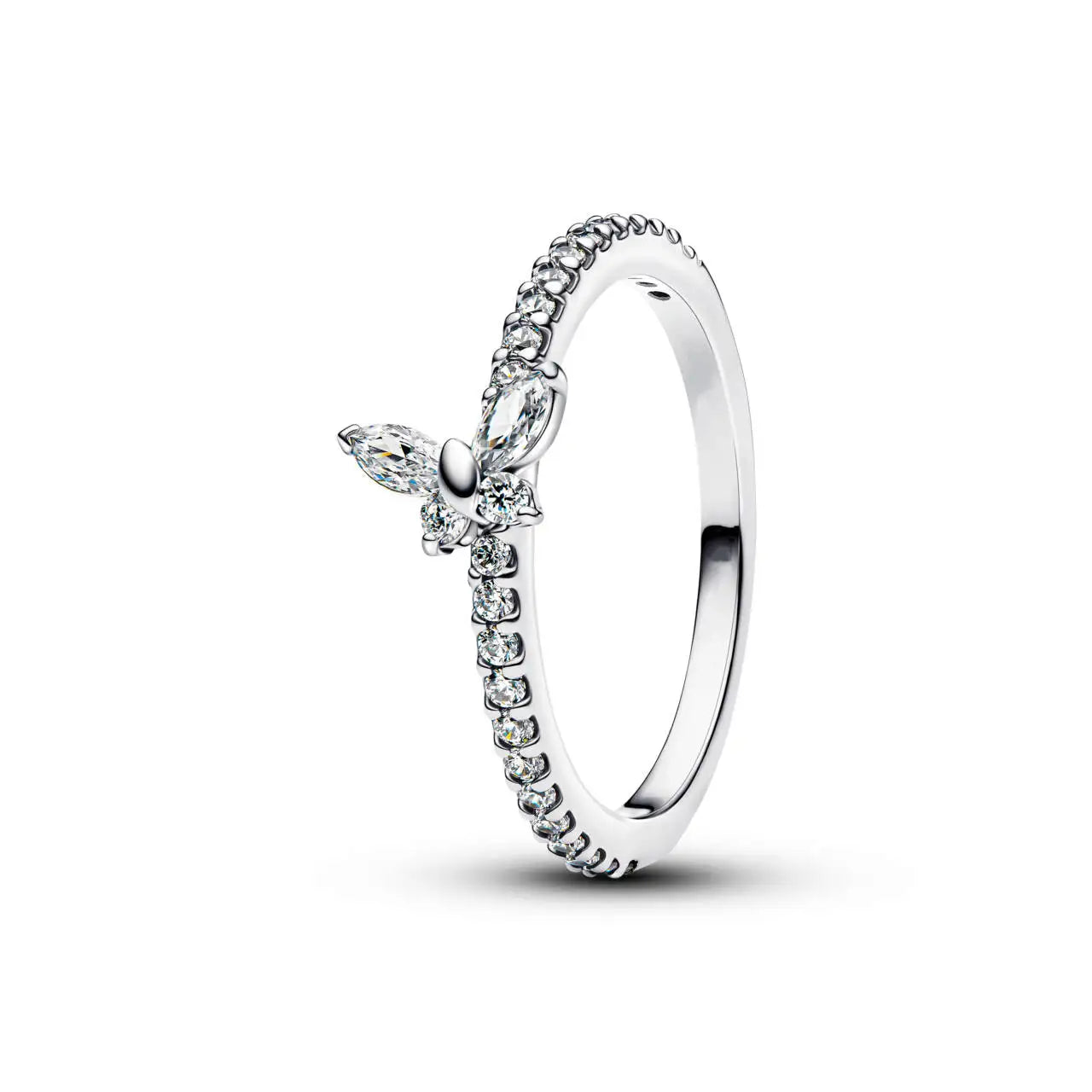 Fine Original 925 Sterling Silver Rings Pearl Flower Bow Heart-Shape Rings For Women Luxury Jewelry Party Gifts