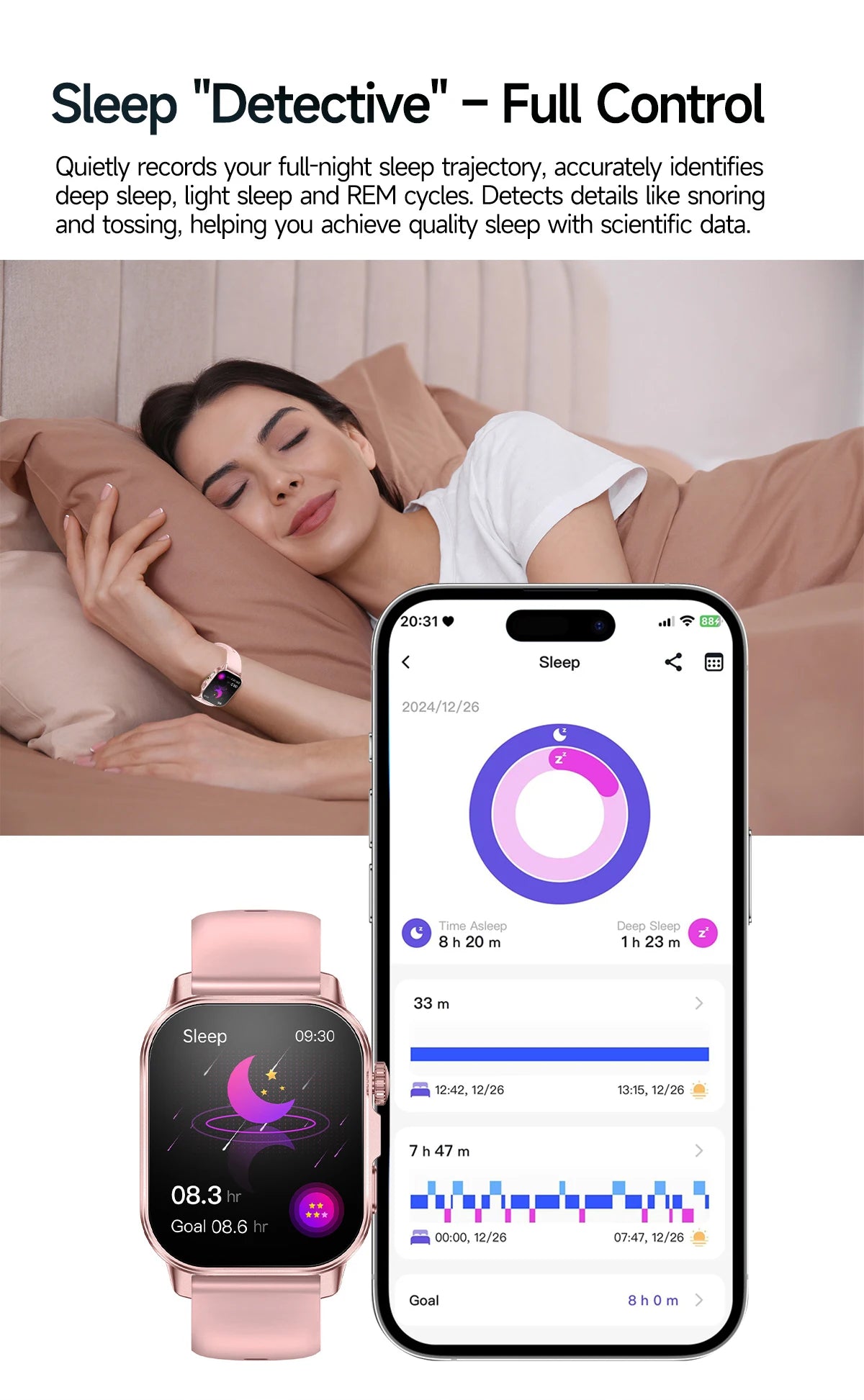 Body Composition analysis Monitoring Smart Watch Men ECG Heart Rate Blood pressure Uric Acid Health Tracker Smartwatches 2026New