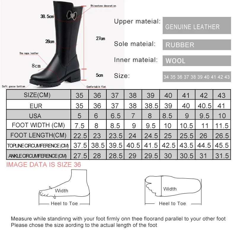 Women Riding Boots Winter Genuine Leather Women Motorcycle Boots