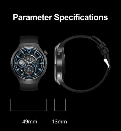 2025 New Watch 4 Pro NFC GPS Smart Watch Men 1.53-inch AMOLED Display 100+ Sports Modes Bluetooth Call High-end Smartwatch Man