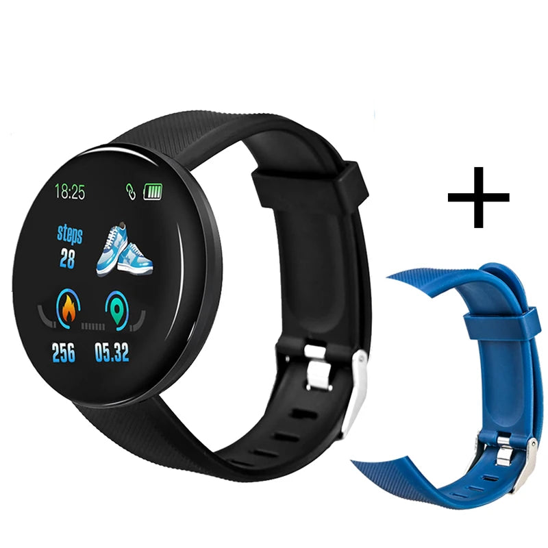 Smart Watch Men Women Smart Bracelet LED D18 Smartwatch Waterproof Smart Touch