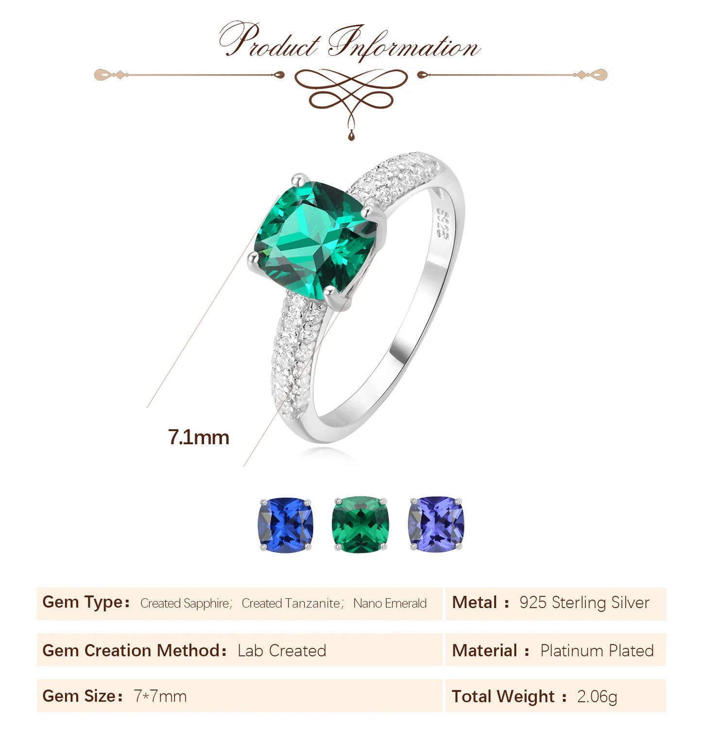 Ring 925 Sterling Silver for Women Daily Party Jewelry  sets gift