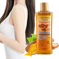 2/1Pcs Turmeric Essential Oil 400ml For Face & Body Anti Dark Spots Anti Aging Skin Hydrating