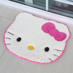 Hello Kitty Designer Plush Rug Soft Doormat Floor Mat Carpet Home Living Bath Room