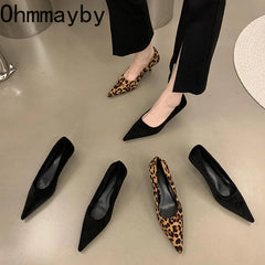 Women Pointed Toe Pumps Shoes Fashion Shallow Slip On Ladies