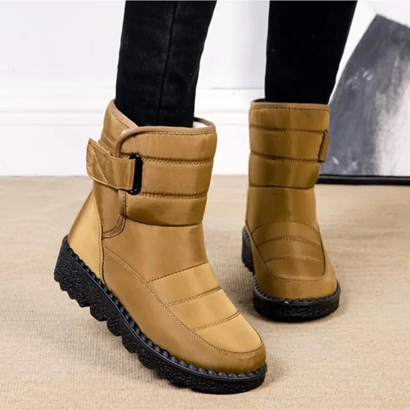 Boots Women Non Slip Waterproof Winter Snow Boots Platform Shoes