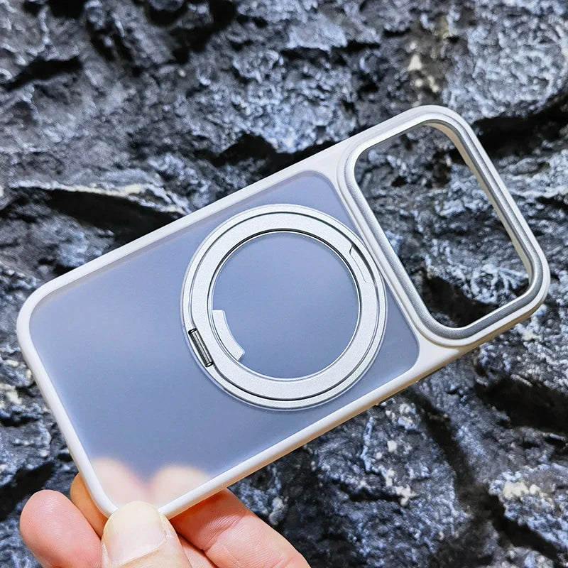 Magnetic 360 Degrees Rotating Ring Holder Case For iPhone 17 Pro Max / 17 Air