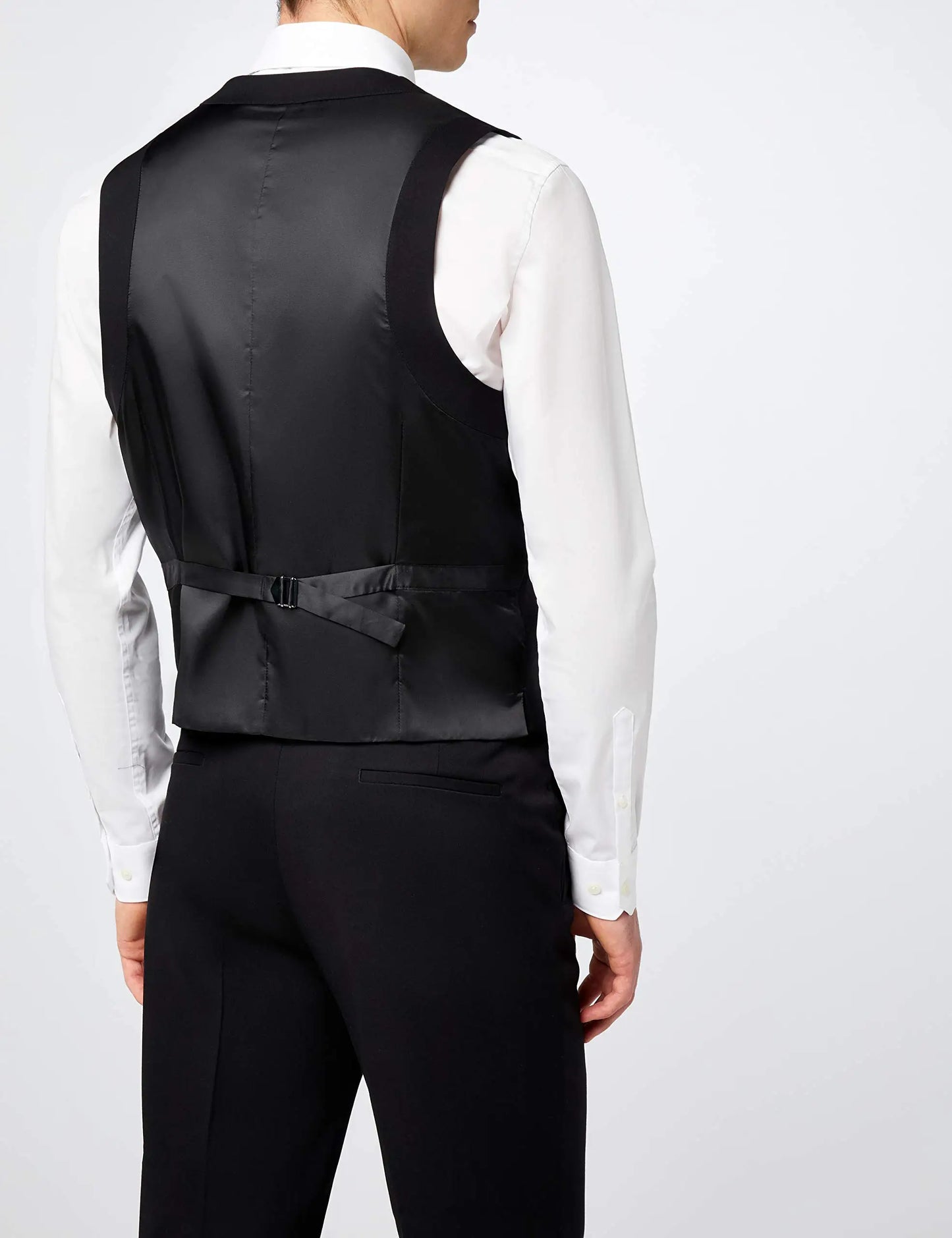 Tuxedo for Mens: 3Pcs Male Slim Fit Black Blazer Set Formal Business Notch Lapel