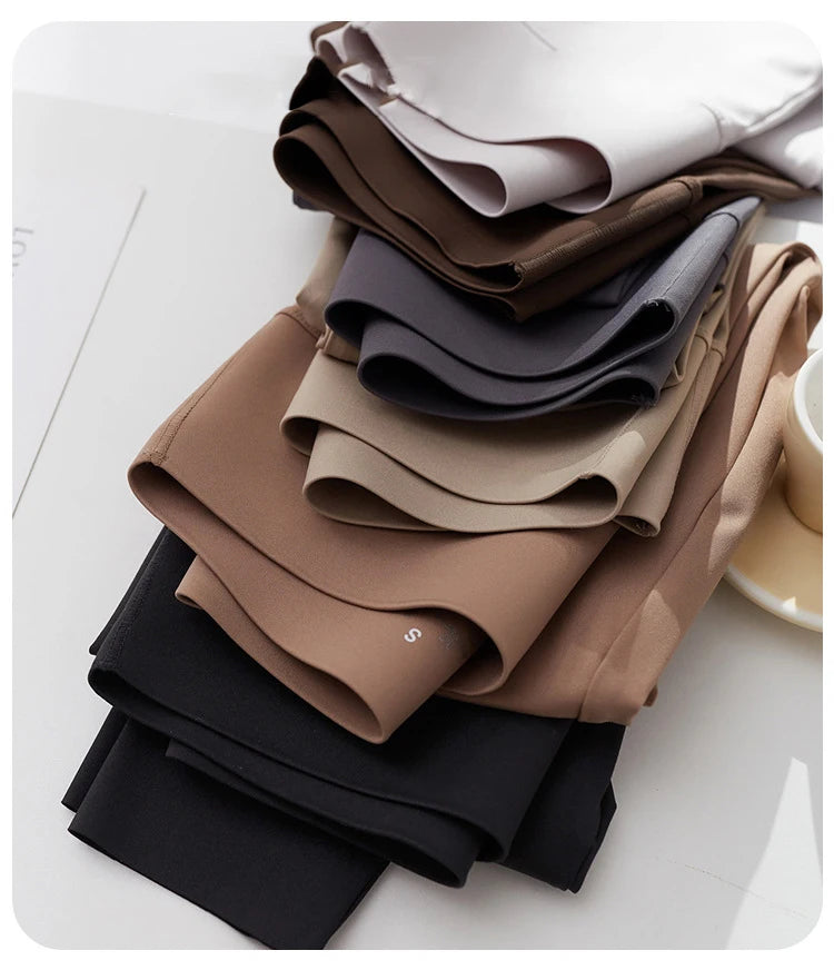 Fall Winter Brushed Shark Leggings Pants Women Seamless Feeling