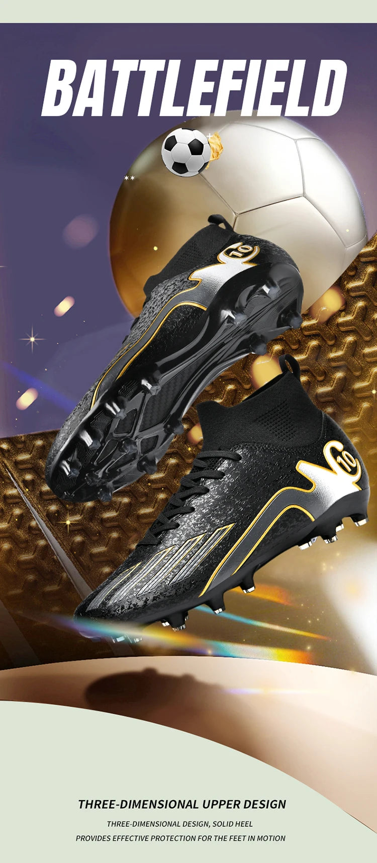 Sneakers Men Soccer Shoes Sport FG Football Boots Adult Futsal Training Shoes