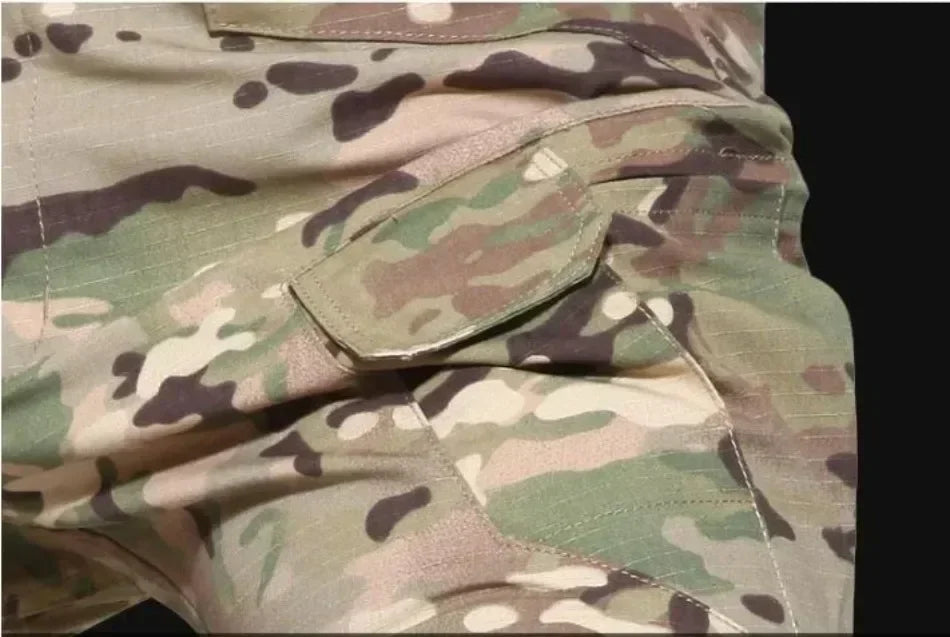 Tactical Uniform Milit Camo Suit Hunting Clothes Combat Shirts Camping Pants Men Workwear Suits Airsoft Paintball Sets
