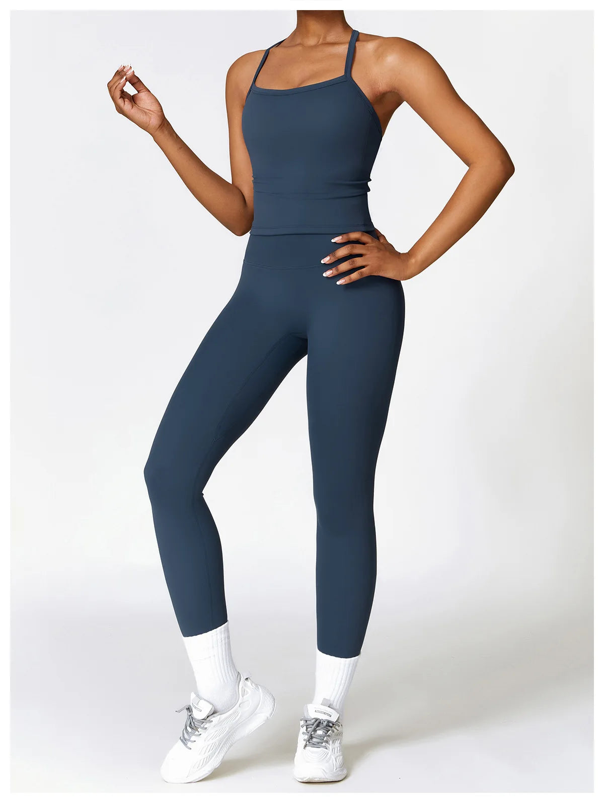 Women Sport Seamless Leggings High Waist Elastic Solid Yoga Leggings Gym Workout
