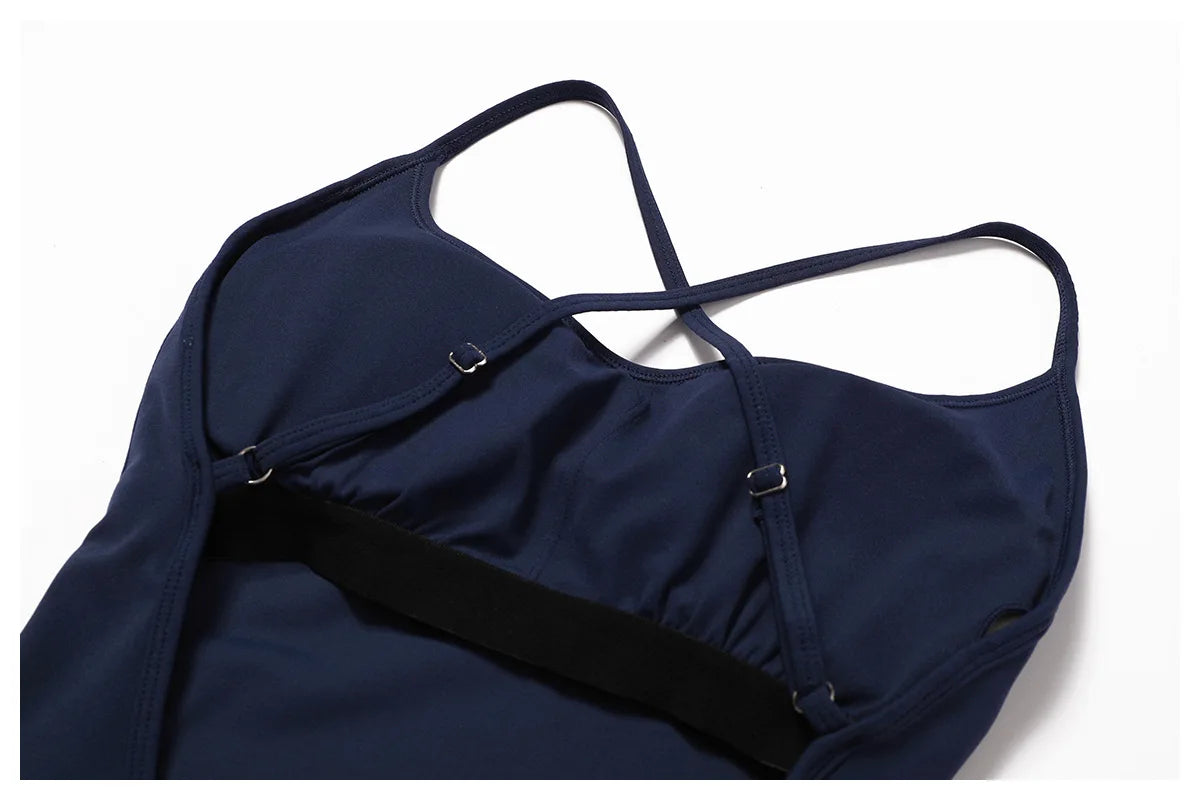 Women Fitness Jumpsuit Running Workout One Piece Yoga Suit Scrunch Butt Shorts
