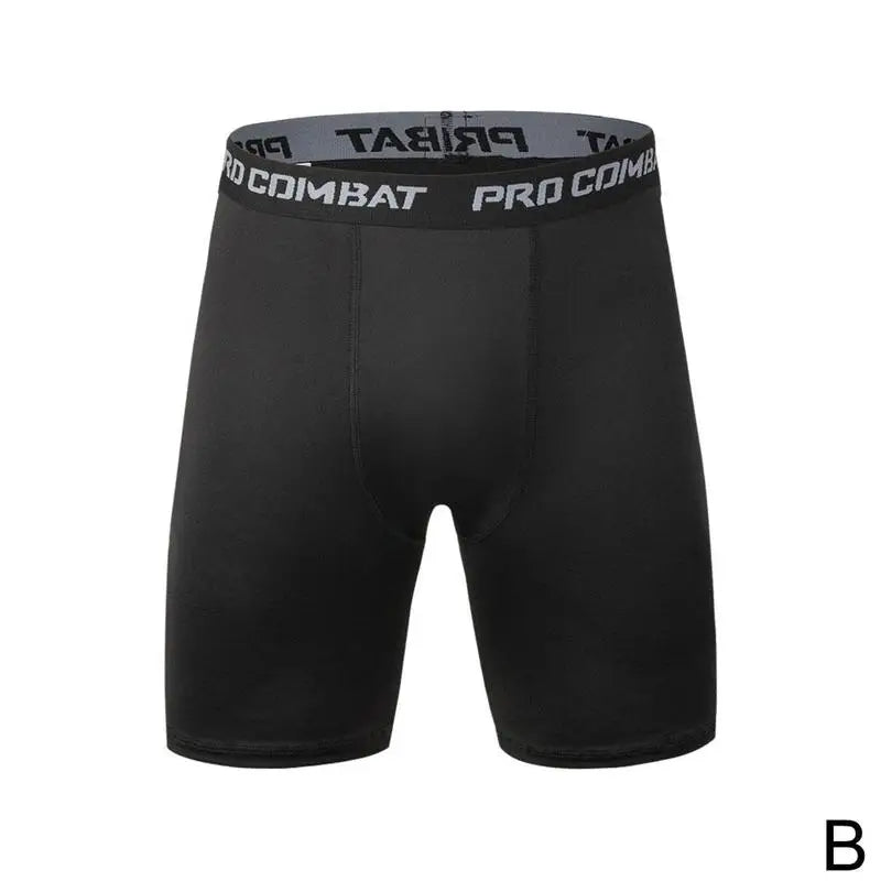 Men Bodybuilding Shorts Sports Fitness Workout Elastic Compression Tights Leggins