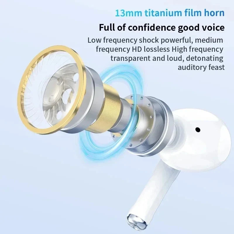 2025 Air Pro Wireless Bluetooth Earphones Headphones HiFi Headset Sound Low Latency Noise Reduction Earbuds for IPhone Android