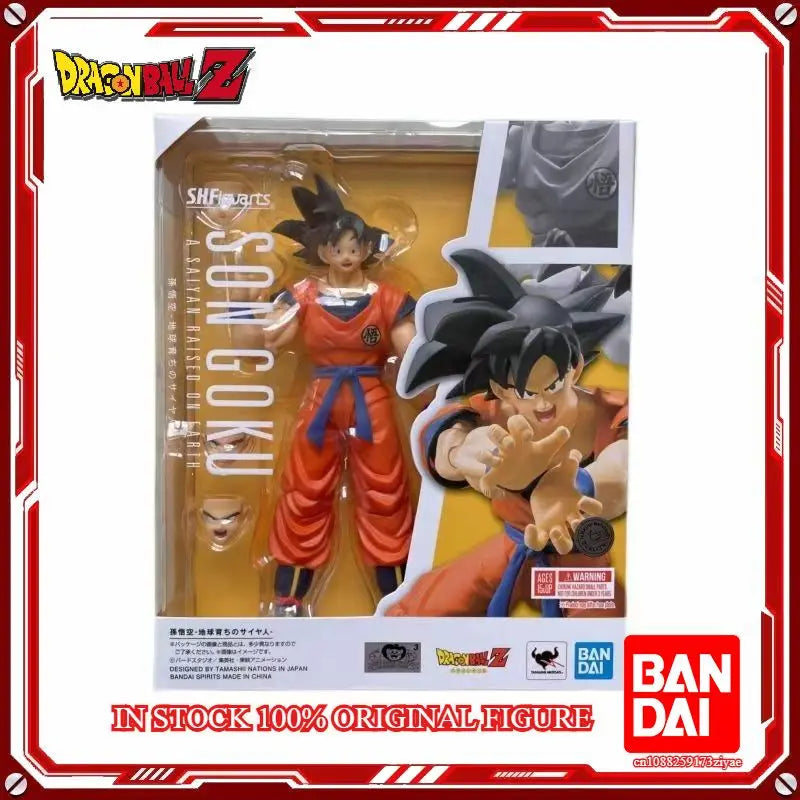 Original Bandai Dragon Ball Z S.H.Figuarts Super Saiyan God Blue Son Gokou SHF Son Goku Blue  Action Figure Model Toys