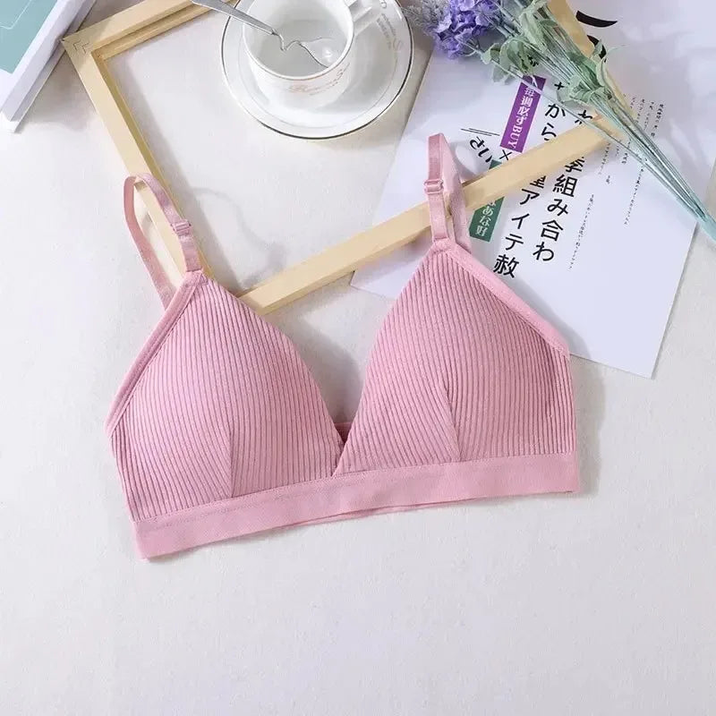 Women Triangle Cup Underwear Female Breathable Wrapped Tube Top