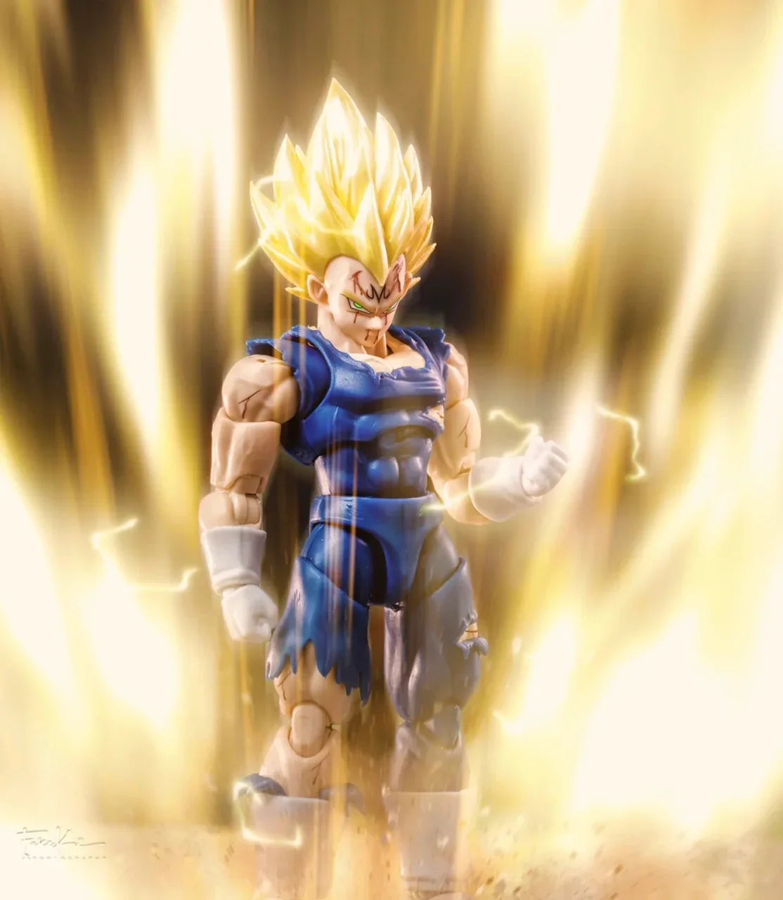 In Stock Black Hole Toys & TK Dragon Ball SHF Super Saiyan SSJ Majin Vegeta Full Power Anime Action Figures Models Gifts Kid Toy