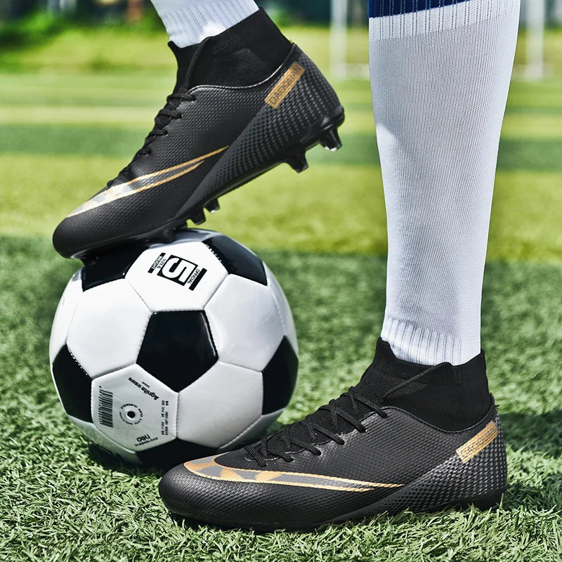 Men's Quality Football Boots Assassin Chuteira Campo TF/AG Football Shoes Futsal