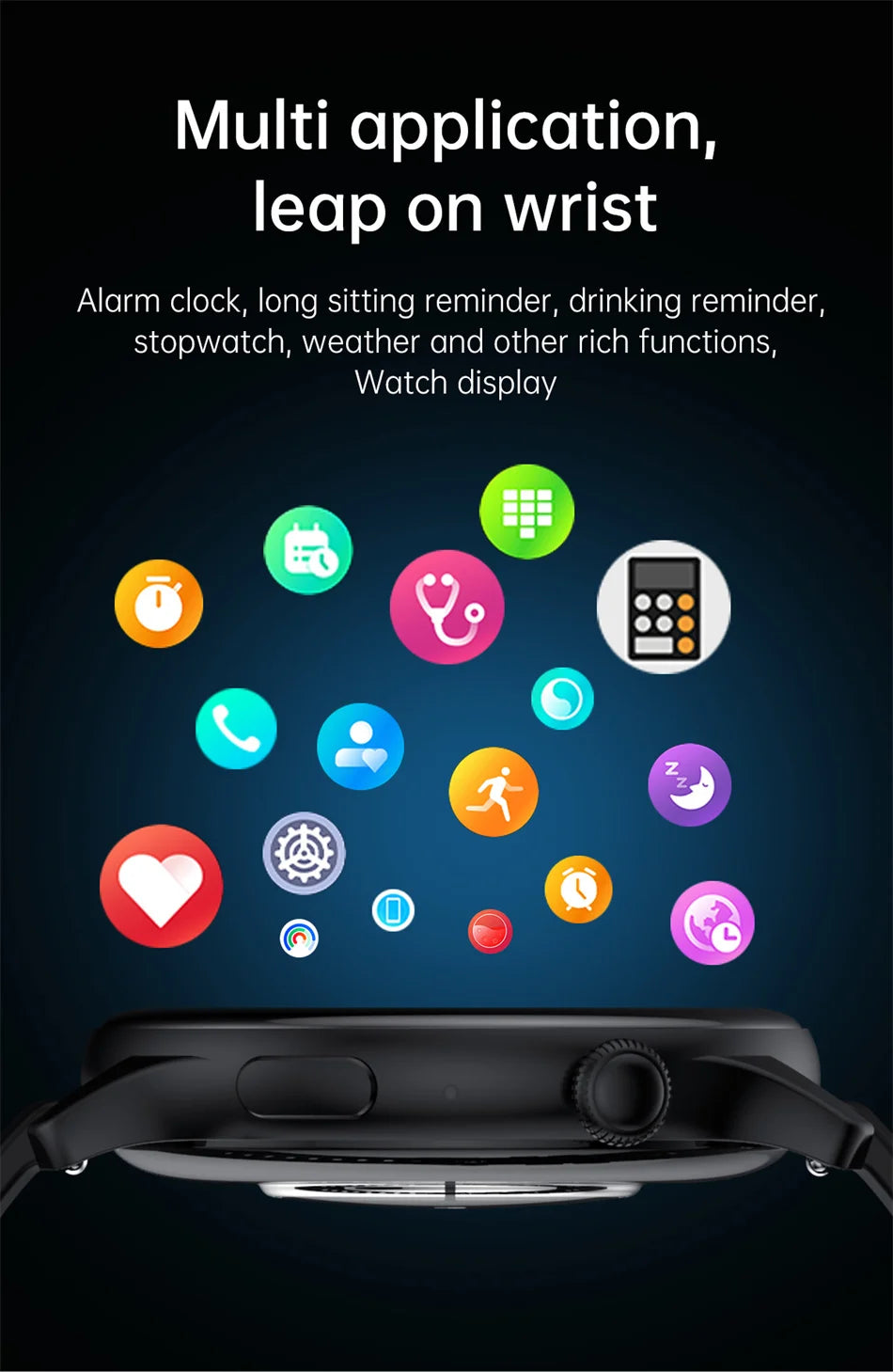 2026 New True AMOLED Smart Watch Ladies Screen Always Show Time 466*466 HD Health Tracker Voice Calling NFC Smartwatch Women