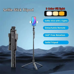 Wireless Selfie Stick Tripod Foldable Stand For Gopro Action