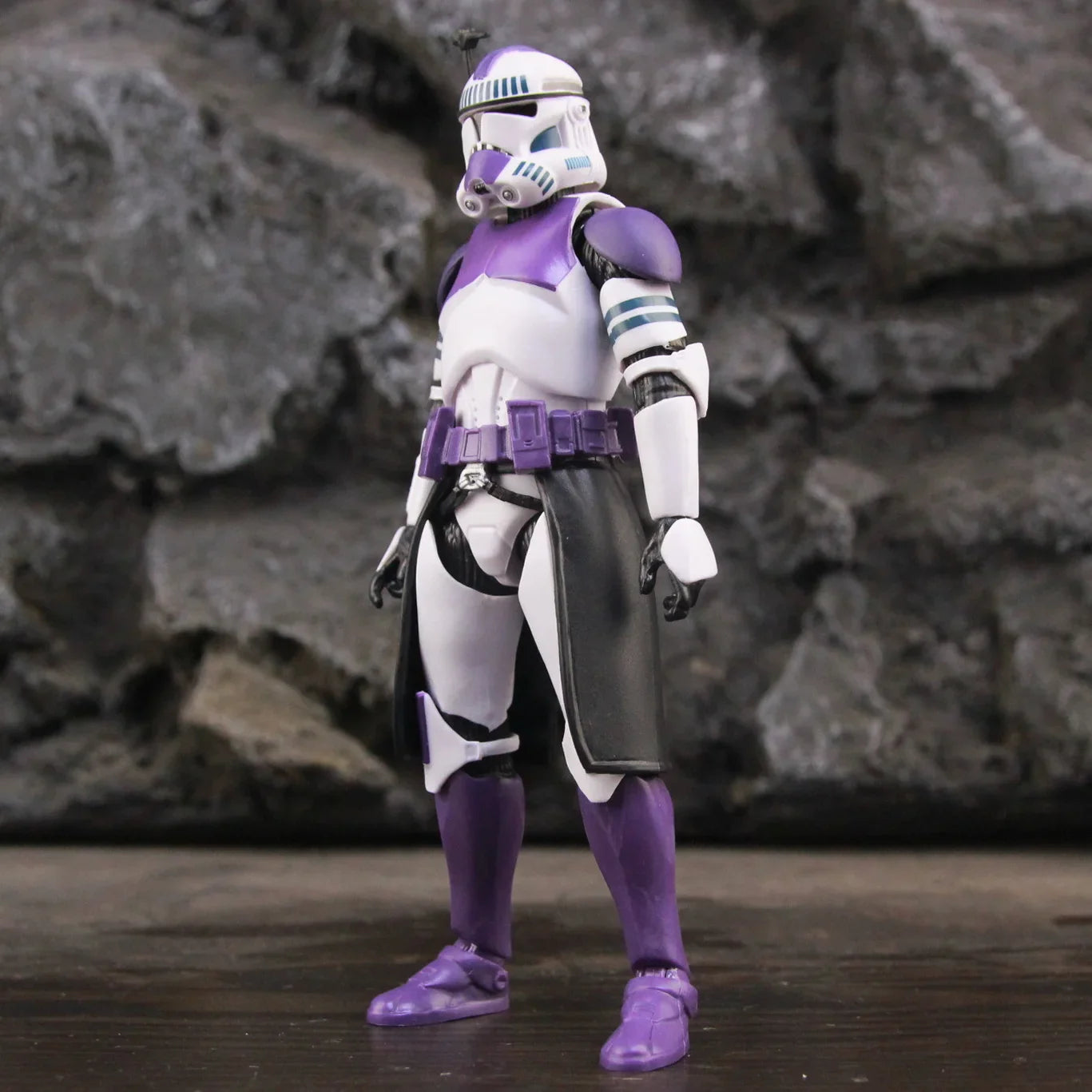 New Body 187th Legion Purple Phase II P2 ARF Trooper Rocket Team Leader 6" Action Figure Mace Windu Republic Grand Army Clone