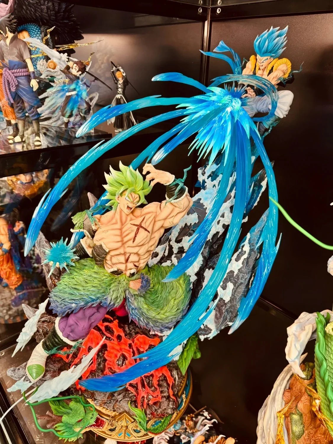 Jt Studio 50cm 30cm Dragon Ball Broli Vs Goku Resin Model Painted Statue Broly Vs Goku Statue 9.5″ Pvc Broly Vs Goku Pvc Figure