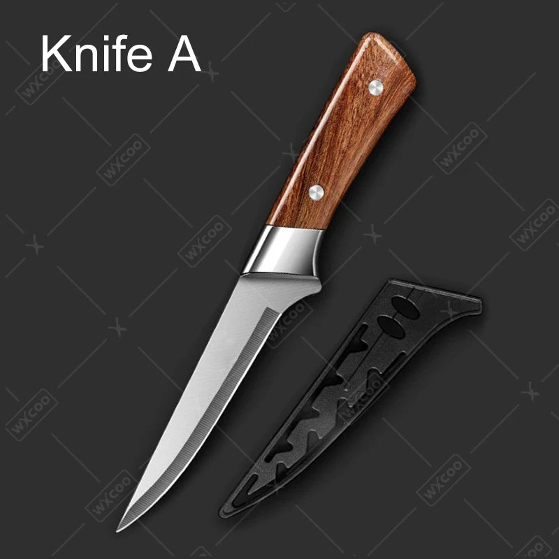Japanese Kitchen Knife Meat Cutting Butcher Cleaver Knife Bone Shaving Knives Pork
