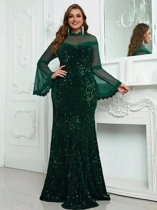 Evening wear Dresses: Plus Size Evening Dresses Fashion Women