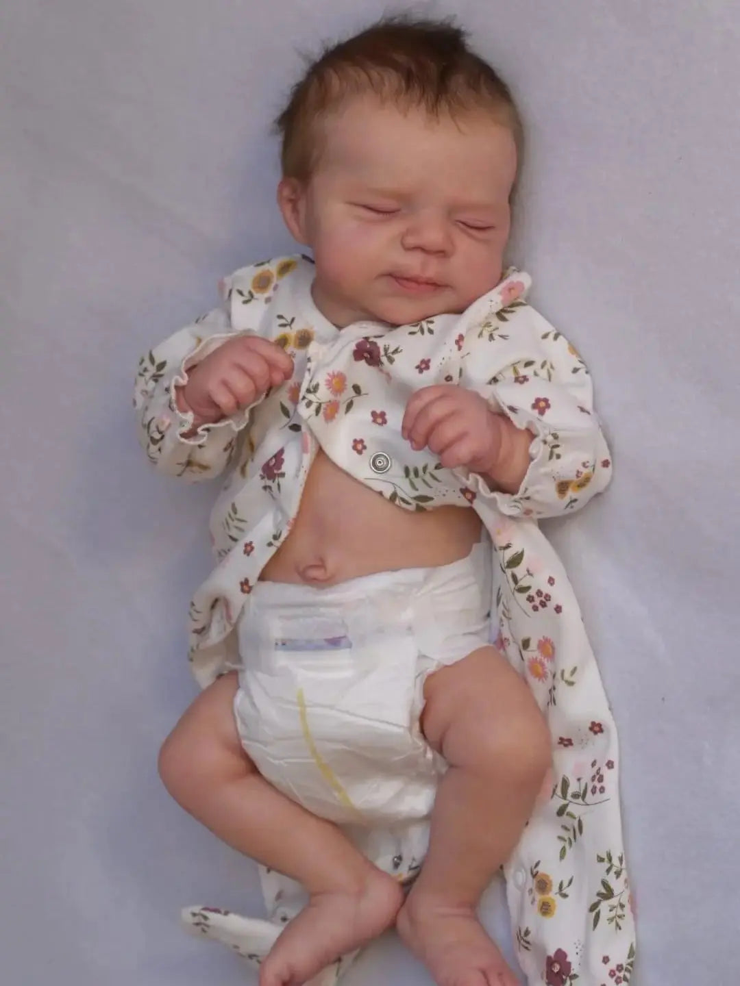 NPK 19inch Pascale Newborn Baby Reborn Doll Full Body Realistic 3D Skin Multiple Layers Painting Visible Veins Soft Touch Doll