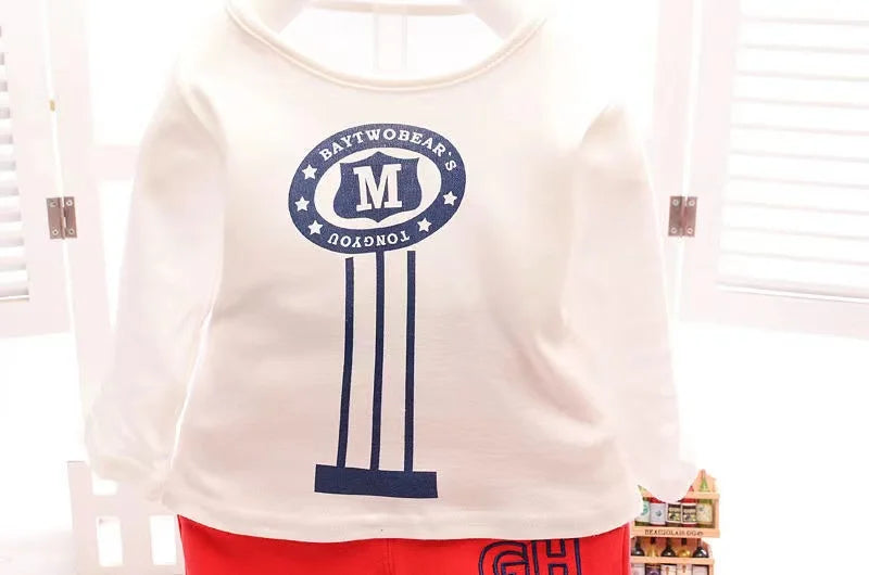 Baby Clothes Set Spring Autumn Winter Children Clothing Warm Suits Kids Baby Boys Jacket+pant 3PCS Child Training Boy Clothes