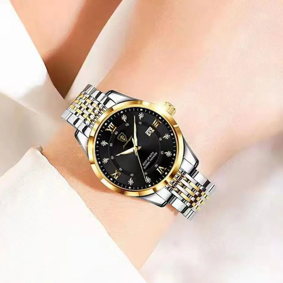POEDAGAR Top Luxury Fashion Women Watches Waterproof Luminous Date Ladies Quartz Watch Stainless Steel Simple Casual Woman Watch