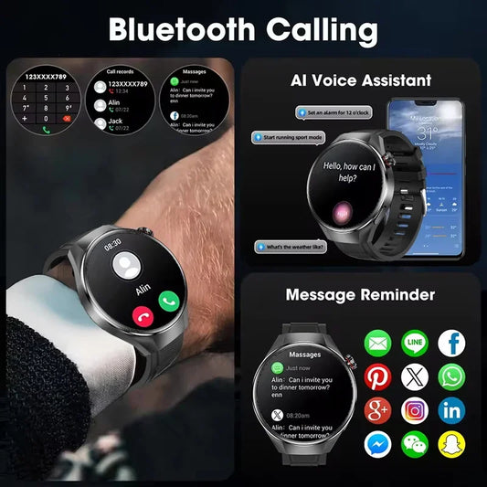 2025New Originl Watch G5 PlUS Smart Watch Men 466*466 HD AMOLED Screen GPS track Heart Rate Bluetooth Call Waterproof SmartWatch