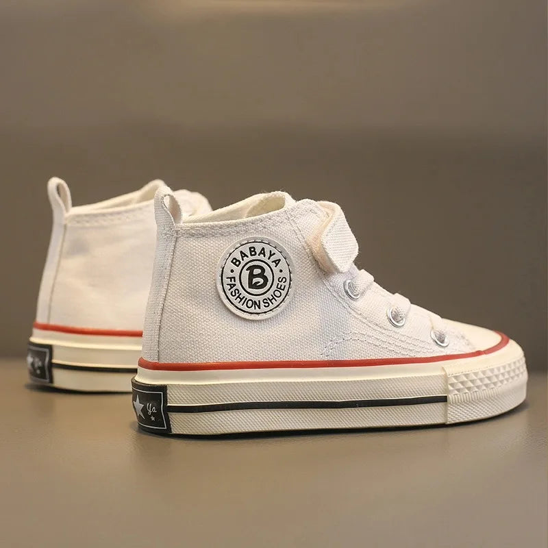 Shoes Boys Sneakers High-top Breathable Shoes Girls Shoes for Kids White