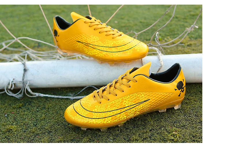 Men's Soccer Shoes Kids Children Low Top Futsal Society Training Football Boots