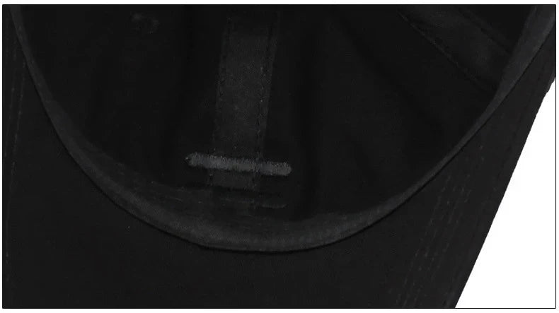 Three Horizontal Lines Embroidery Baseball Caps Spring and Autumn Outdoor Adjustable Casual Hats Sunscreen Hat