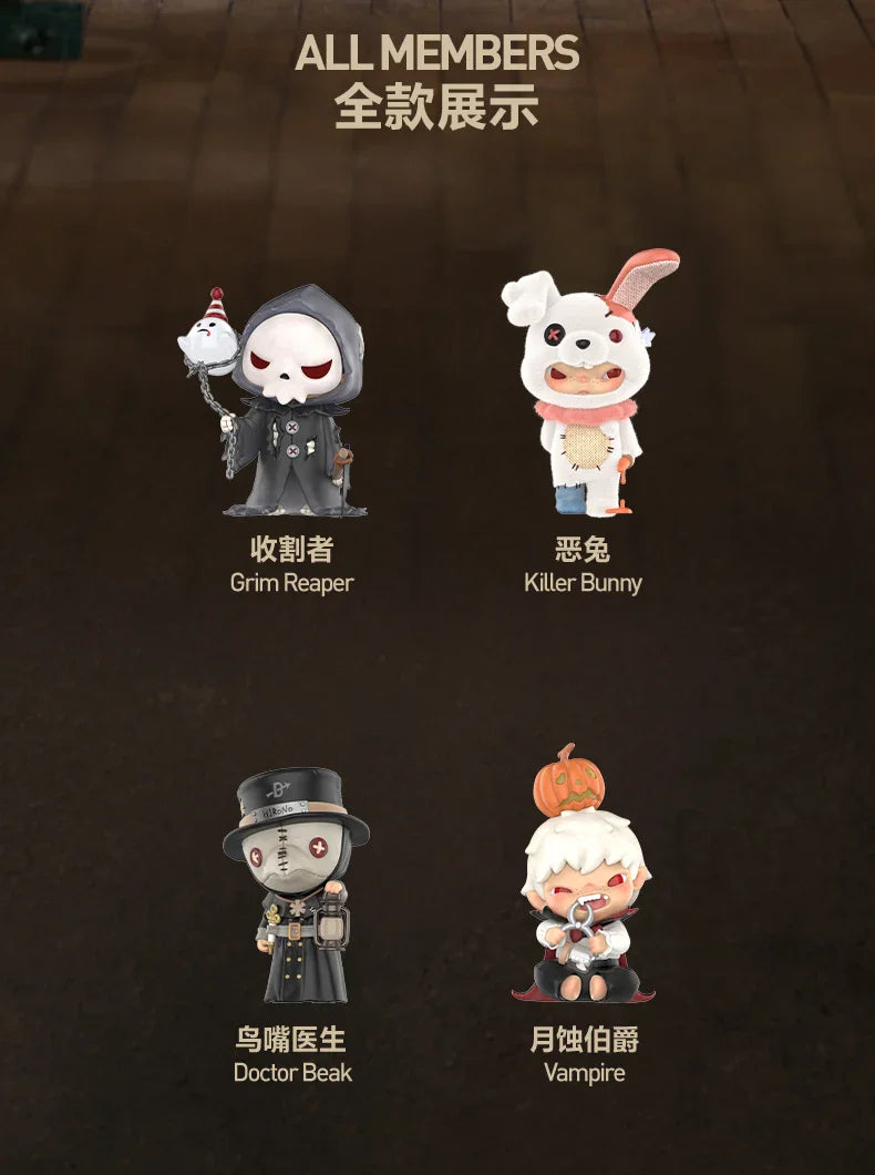 POP MART Hirono Monsters Carnival Series Blind Box Toys Kawaii Anime Action Figure Surprise Guess Bag Mystery Box