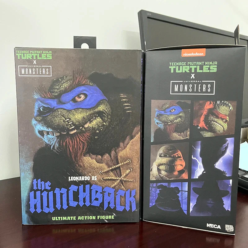 NECA Last Ronin Leonardo April Oneil Casey Jones Hunchback Michelangelo Mummy Raphael Frankenstein Monster Turtle Action Figure